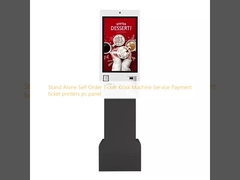 بليطها را به صورت مستقل سفارش دهید دستگاه خدمات کيوسک دستگاه پرداخت چاپگر بليط ها پانل کامپیوتر