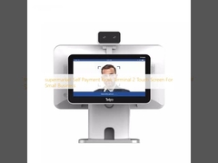 صفحه نمایش لمسی ترمینال 2 کیوسک پرداخت خود سوپرمارکت برای مشاغل کوچک