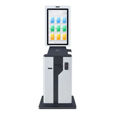 صفحه نمایش لمسی 23 اینچی Cash Ragistar ATM Kiosk Machine Bank Cash Acceptor Self Service