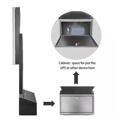Stand Alone Self Order Ticket Kiosk Machine Service Panel PC چاپگرهای بلیط پرداخت