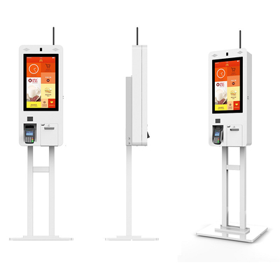 کیوسک هوشمند خود سفارش برای رستوران فست فود قبض اسکنر QR کیوسک پرداخت