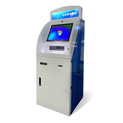 Hot Selling Touch Screen Self Service Dispenser Cash Dispenser A4 Report Self Service چاپگر کیوسک دستگاه خودپرداز
