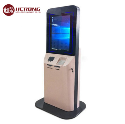 هتل خود خدمت چک در کیوسک 32 اینچ صفحه نمایش با ظرفیت لمسی 50nits