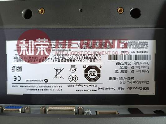 NEW با کیفیت بالا NCR ATM قسمت صفحه نمایش LED 15 اینچی با رابط USB | SN: 5943-5100-9090, 594351009090 | مشخصات برق: 12 ولت DC 2.0A