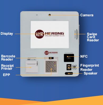 بدون پول نقد KIOSK-K06W کاربر دوستانه بسیار هوشمند