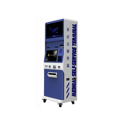 کیوسک POS سلف سرویس هتلداری دو صفحه 128G با چاپ اسناد A4