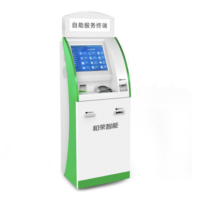 کیوسک صفحه لمسی در فضای باز پرداخت سلف سرویس با چاپ عکس حرارتی ATM