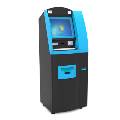 کیوسک بانکداری دستگاه سپرده نقدی خودپرداز خودسرویس با صفحه نمایش لمسی LCD 17 اینچی