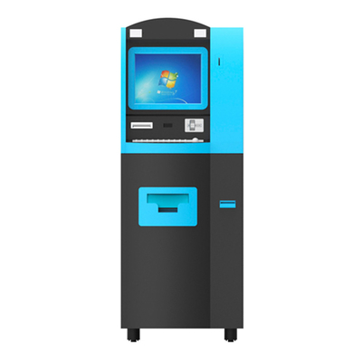 کیوسک بانکداری دستگاه سپرده نقدی خودپرداز خودسرویس با صفحه نمایش لمسی LCD 17 اینچی