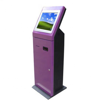 کیوسک پرداخت SAW/IR صفحه لمسی در فضای باز پذیرنده نقدی
