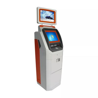 CPU I3 120G ATM Cash Machine با صفحه لمسی دوگانه کیوسک سلف سرویس